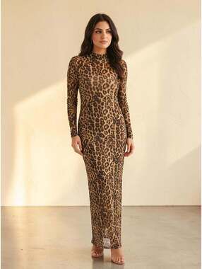 RONNY KOBO COLLECTIVE Long Sleeve Maxi Dress